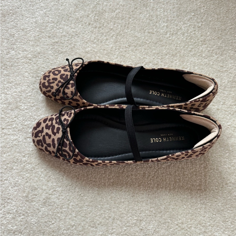 Kenneth Cole Leopard Print Women's Ballet Flats